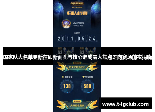 国家队大名单更新在即新面孔与核心谁成最大焦点走向赛场前夜揭晓 国家队大名单更新在即新面孔与核心谁成最大焦点走向赛场前夜揭晓